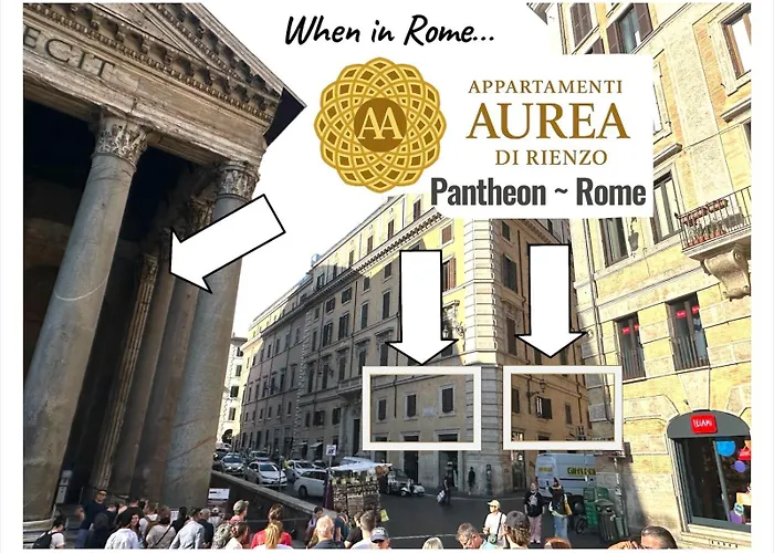 Aurea Luxury Pantheon View Apartament Rzym